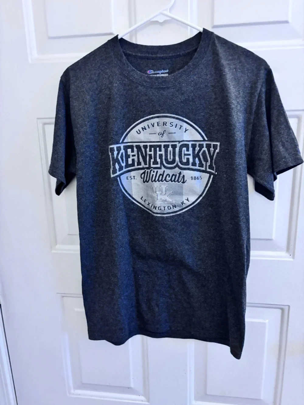 Champion Dark Gray Kentucky Wildcats Raised Logo Tee - Picture 2 of 5